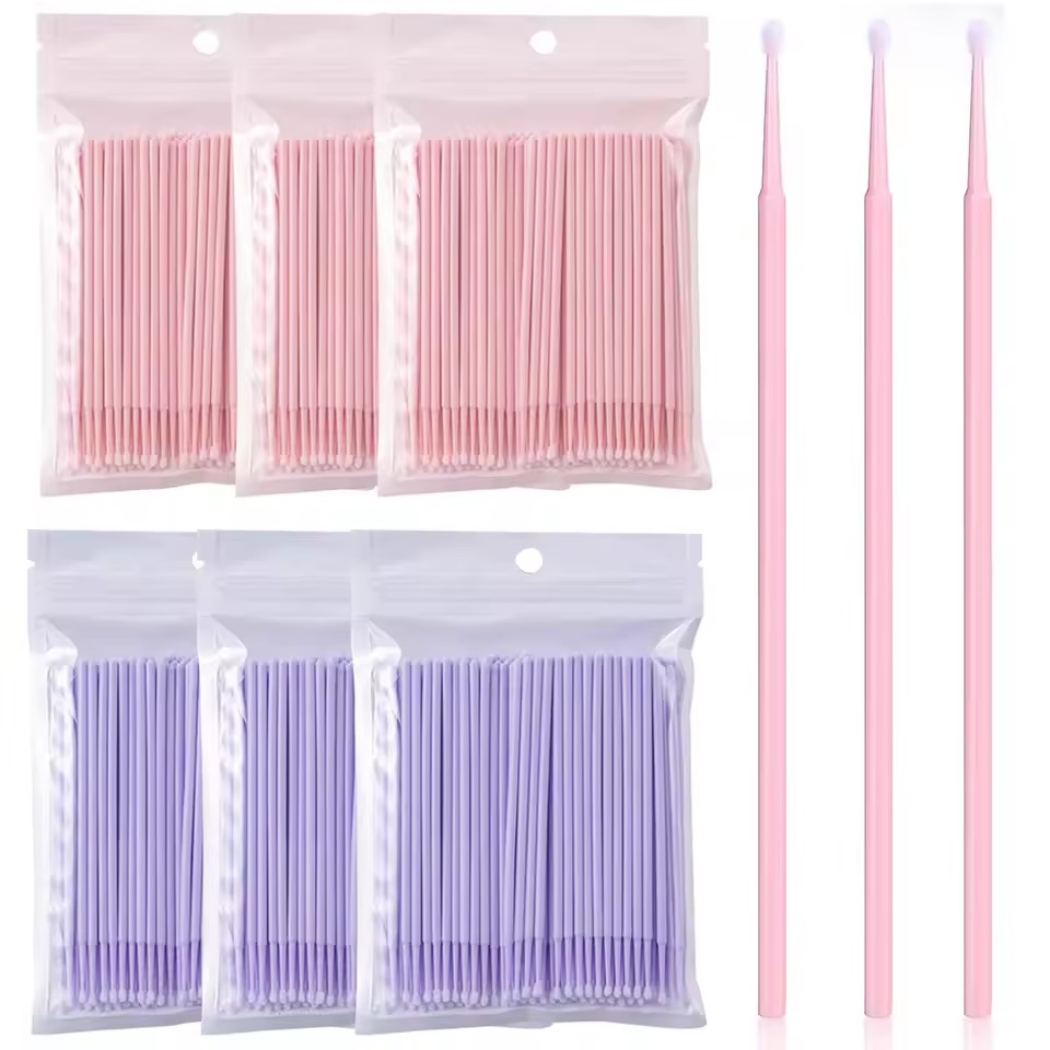 Micro Brush Applicator - 100pcs/Pack Bendable Micro Brushes Disposable Microbrush