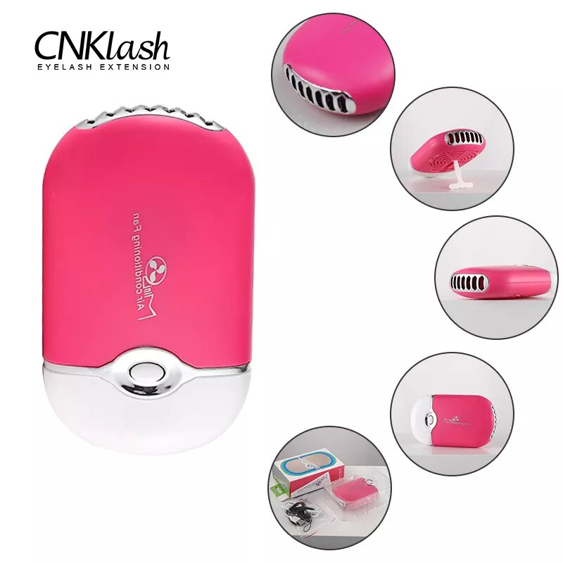 Eyelash Extension Double Lash - USB Mini Eyelashes Fan Grafting Eyelash