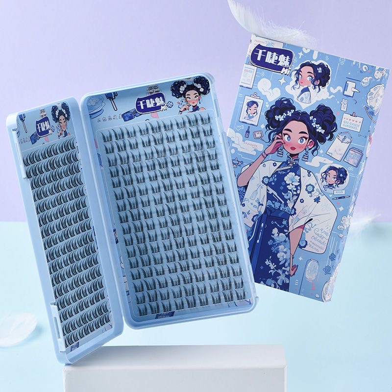 Eyelash Extension For Big Eyes - High-capacity Manga Lash Eyelash Book Natural