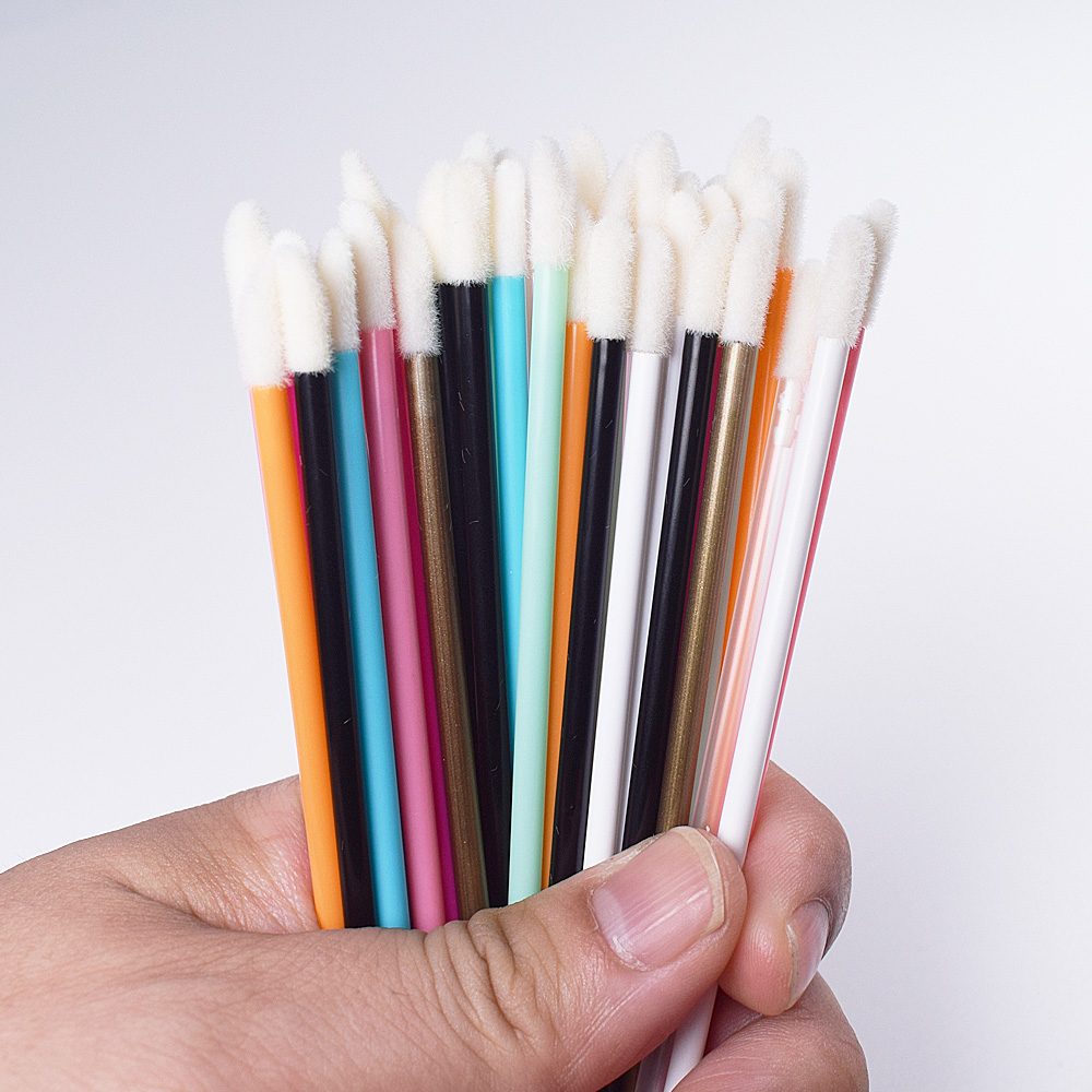 50Pcs Disposable Lip Brush Eye - огляд і ціна Micro Brush Applicator