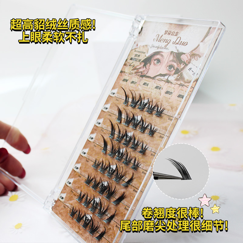New Cat Eye Mink Eyelashes 3D  - огляд і ціна Eyelash Extension Cat Eye Wispy