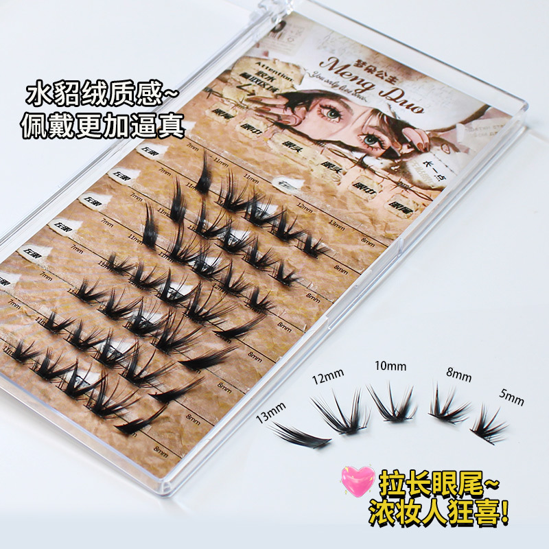 New Cat Eye Mink Eyelashes 3D  - огляд і ціна Eyelash Extension Cat Eye Wispy