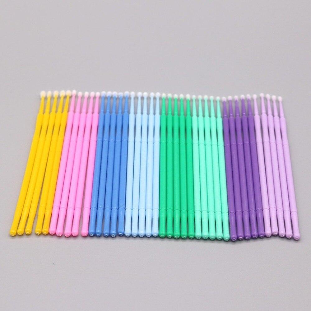 100pcs/lot Micro Brushes Make  - огляд і ціна Eyelash Extension Double Lash