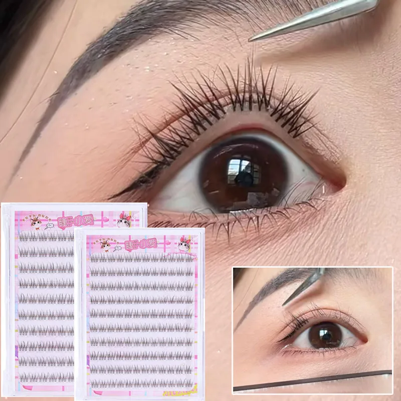 Natural Fish Tail Cluster Fals - огляд і ціна Eyelash Extension No 8