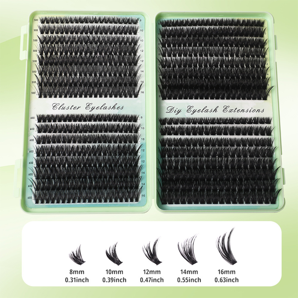 Lashes Cluster DIY Lash Extens - огляд і ціна Eyelash Extension Cat Eye Wispy
