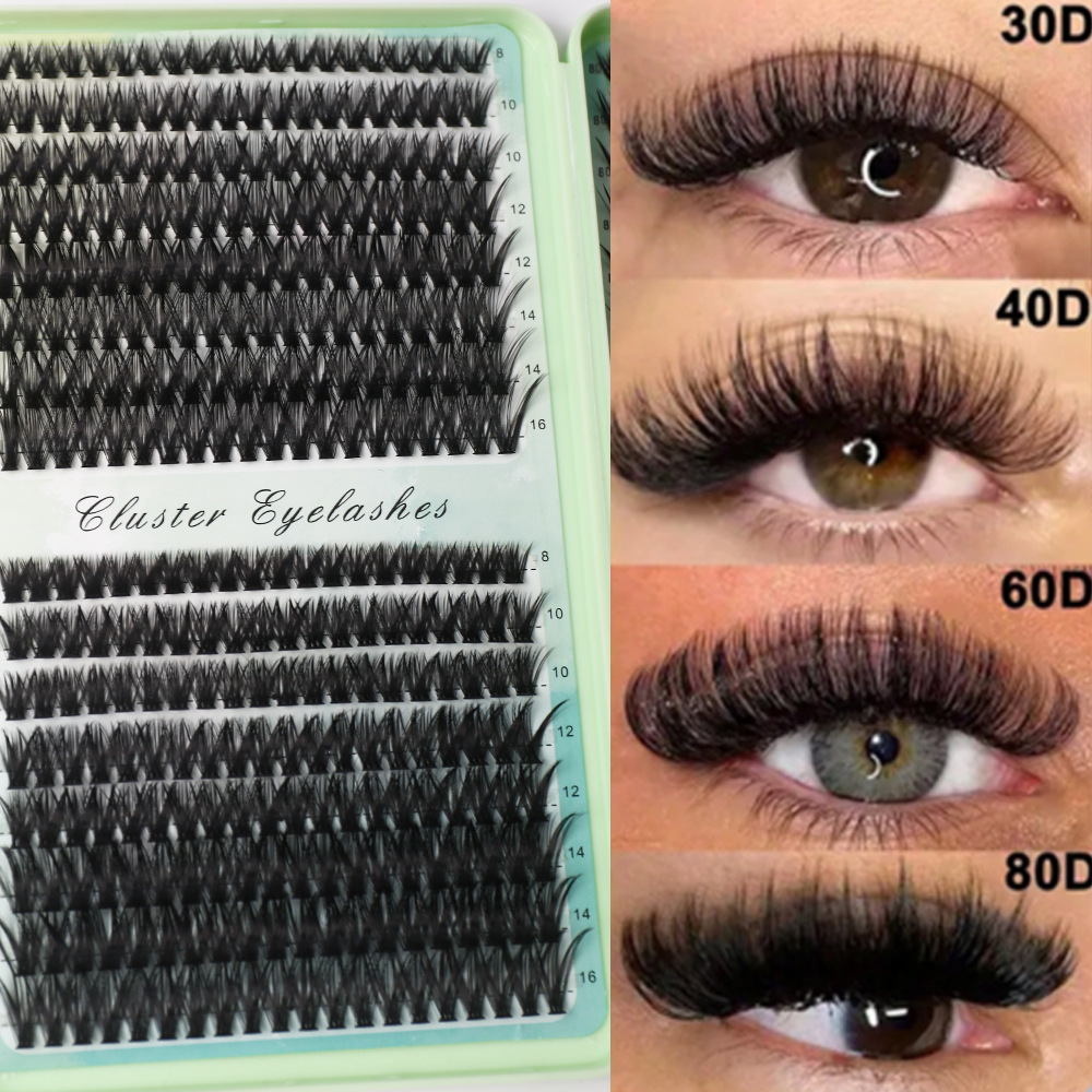 Lashes Cluster DIY Lash Extens - огляд і ціна Eyelash Extension Cat Eye Wispy