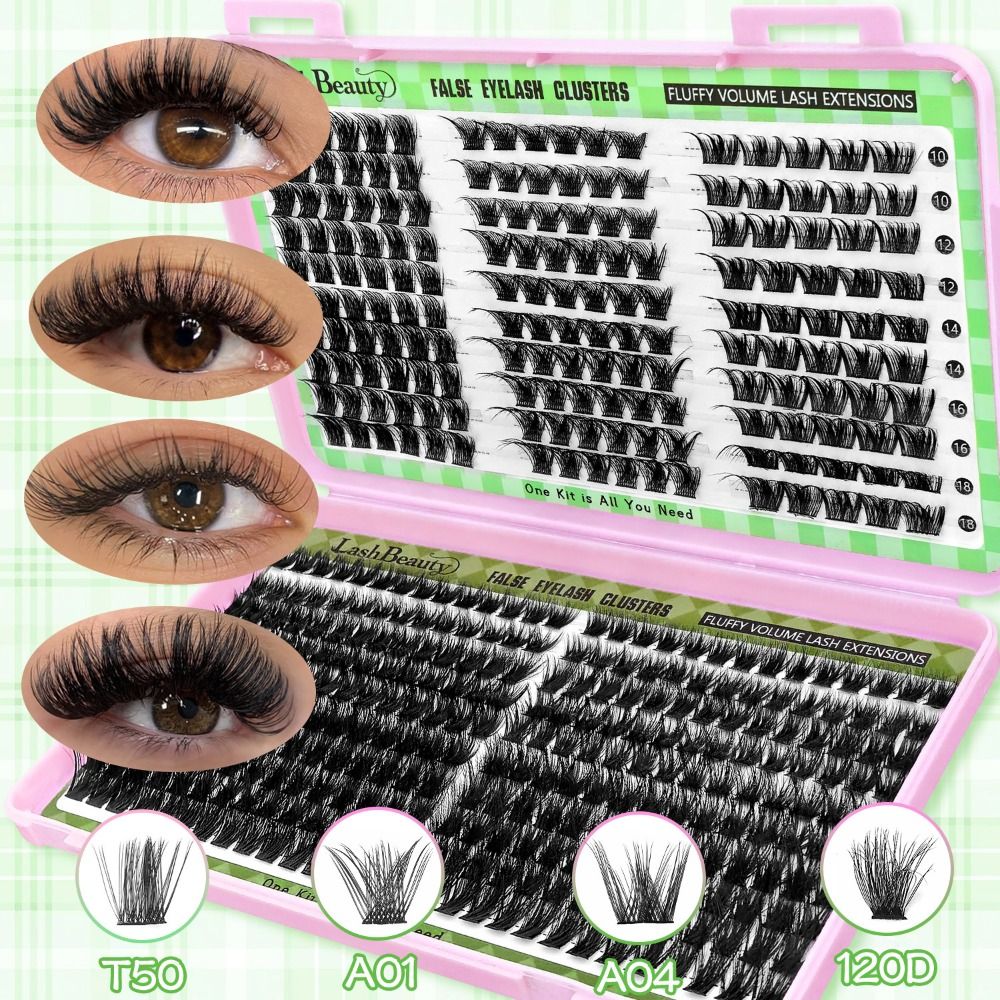 Natural Look False Eyelashes B - огляд і ціна Eyelash Extension Wispy