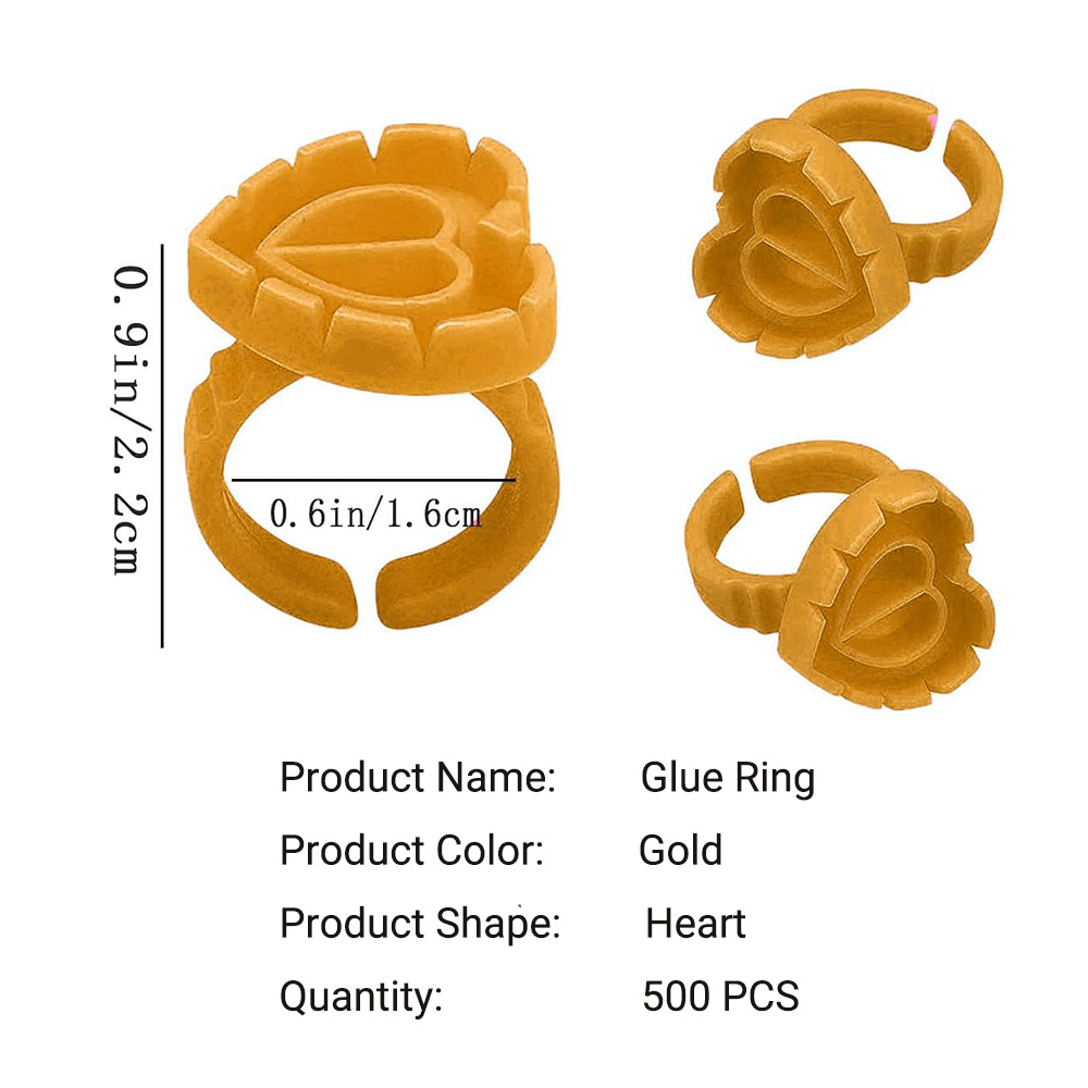 500PCS Glue Rings for Lash Ext - огляд і ціна Eyelash Extension Double Lash