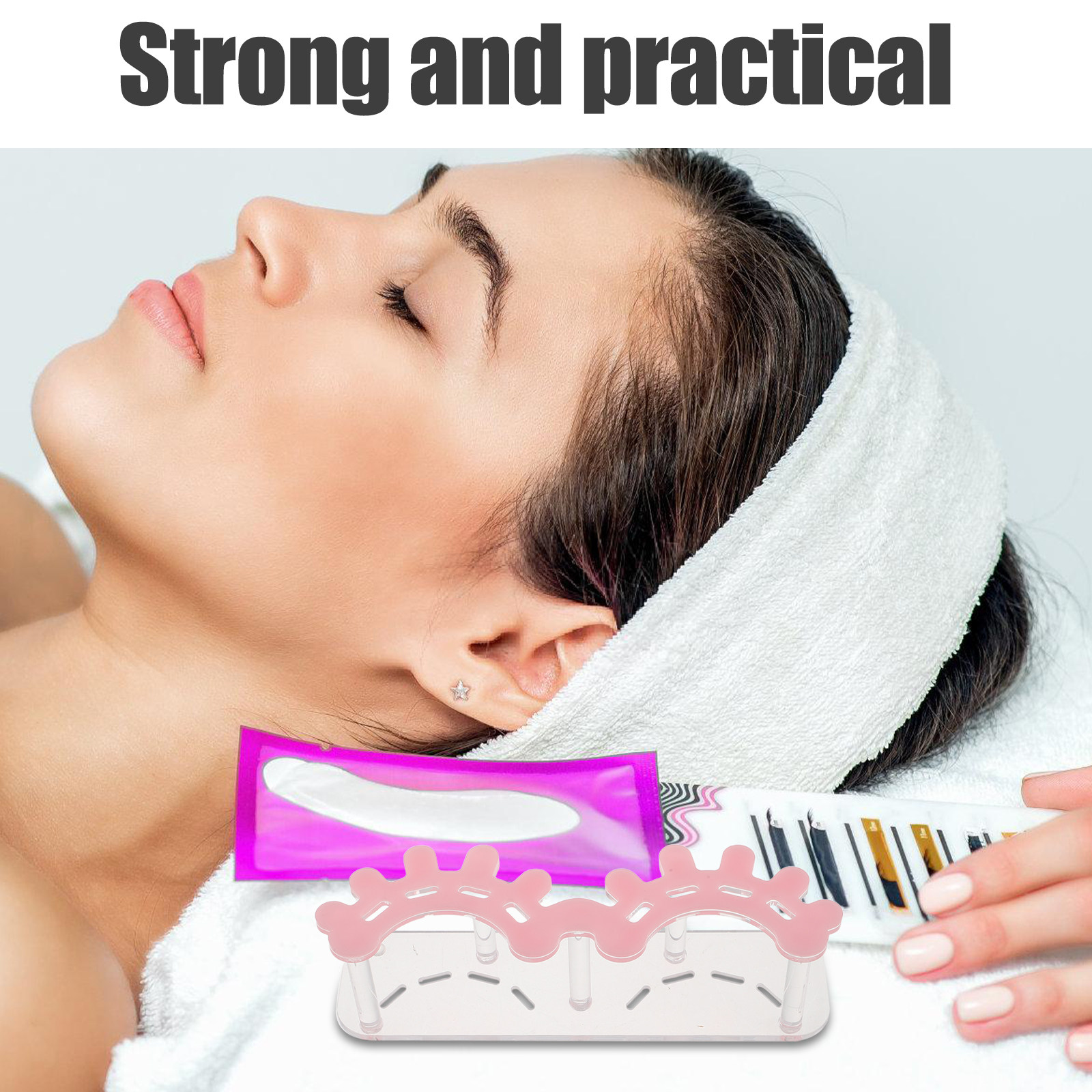 8-Slot Acrylic Lash Tweezer Ho - огляд і ціна Eyelash Extension No 8