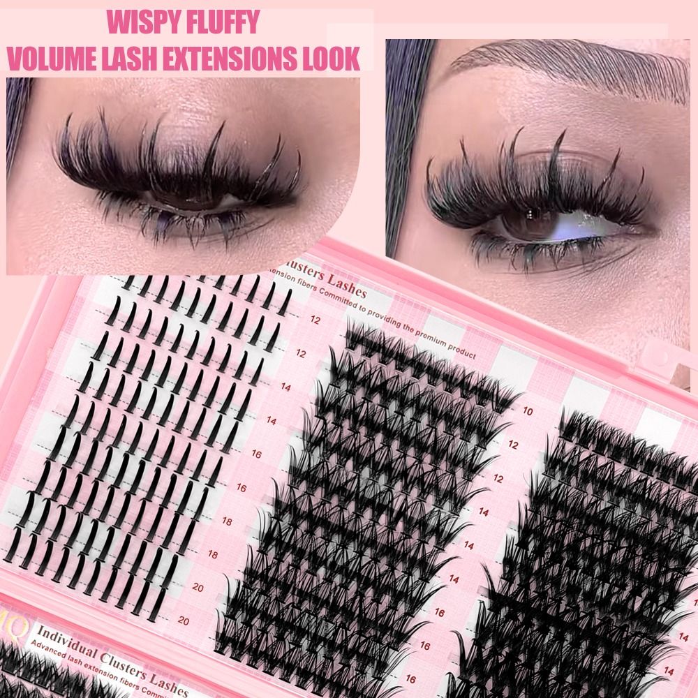9-16mm Length False Eyelashes  - огляд і ціна Eyelash Extension Wispy