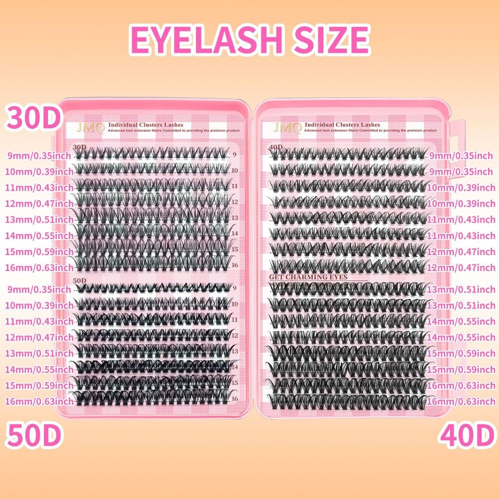 9-16mm Length False Eyelashes  - огляд і ціна Eyelash Extension Wispy