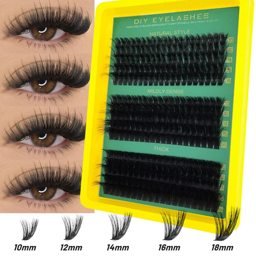 Natural Look False Eyelashes B - огляд і ціна Eyelash Extension Wispy