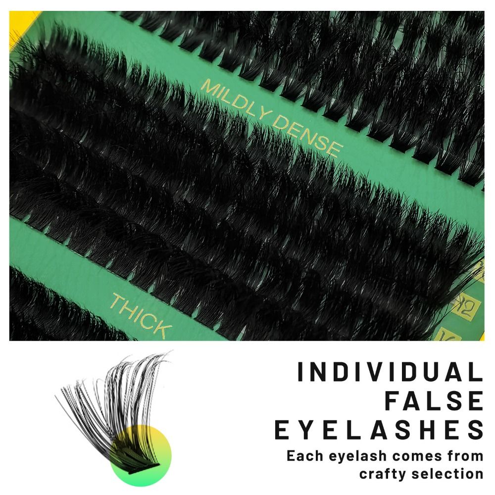 Natural Look False Eyelashes B - огляд і ціна Eyelash Extension Wispy