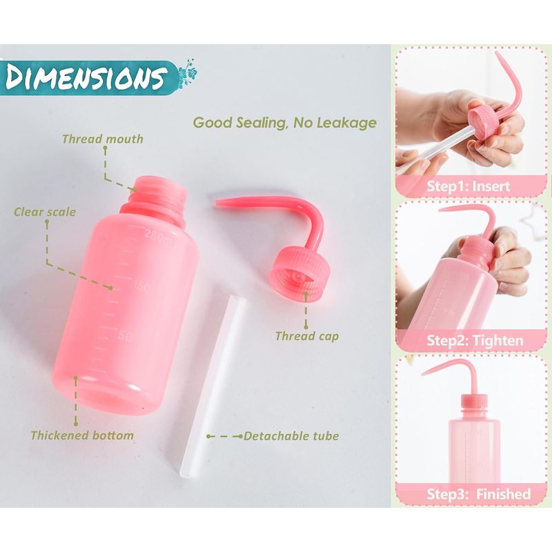 250ml Pink Bend Mouth Eyelash  - огляд і ціна Eyelash Extension Is Safe