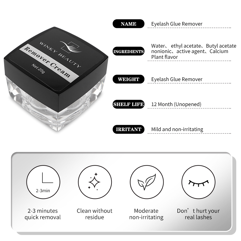 20g  Eyelash Extension Glue Re - огляд і ціна Eyelash Extension Gel Remover