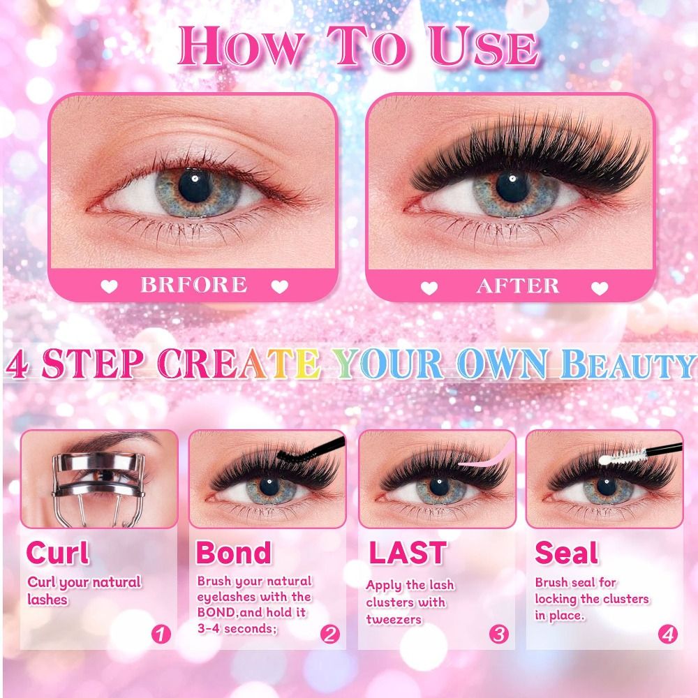 Natural Look False Eyelashes W - огляд і ціна Eyelash Extension Wispy