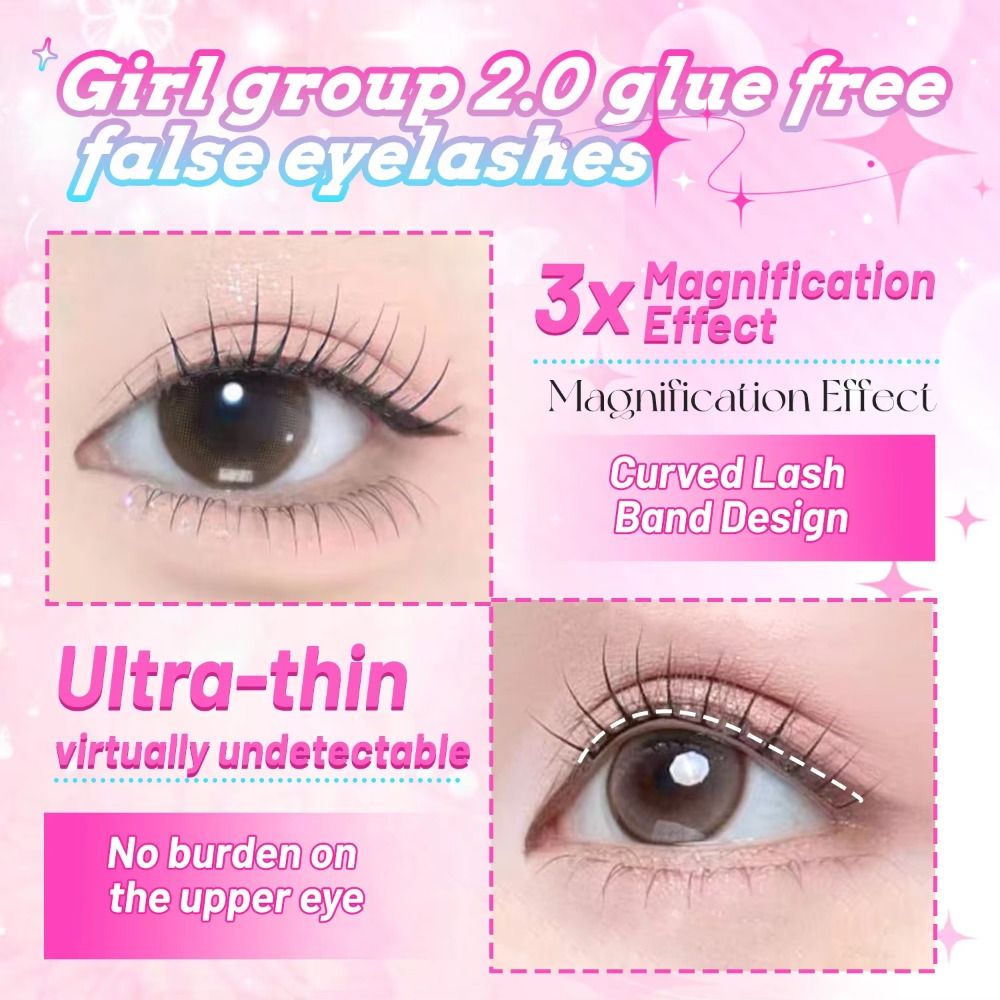 24 Rows 8-13mm Length False Ey - огляд і ціна Eyelash Extension No 8