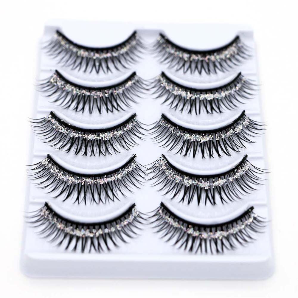 Cross Lash Glitter Sequins Lon - огляд і ціна Eyelash Extension For Big Eyes