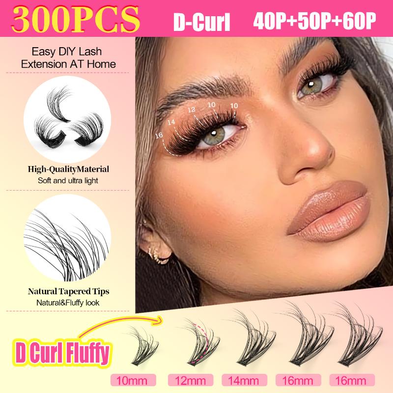Cluster Lashes Kit Individual  - огляд і ціна Eyelash Extension Wispy