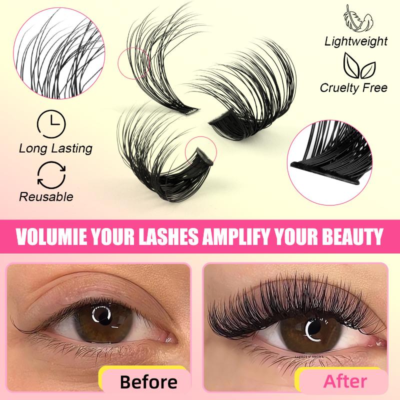 Cluster Lashes Kit Individual  - огляд і ціна Eyelash Extension Wispy