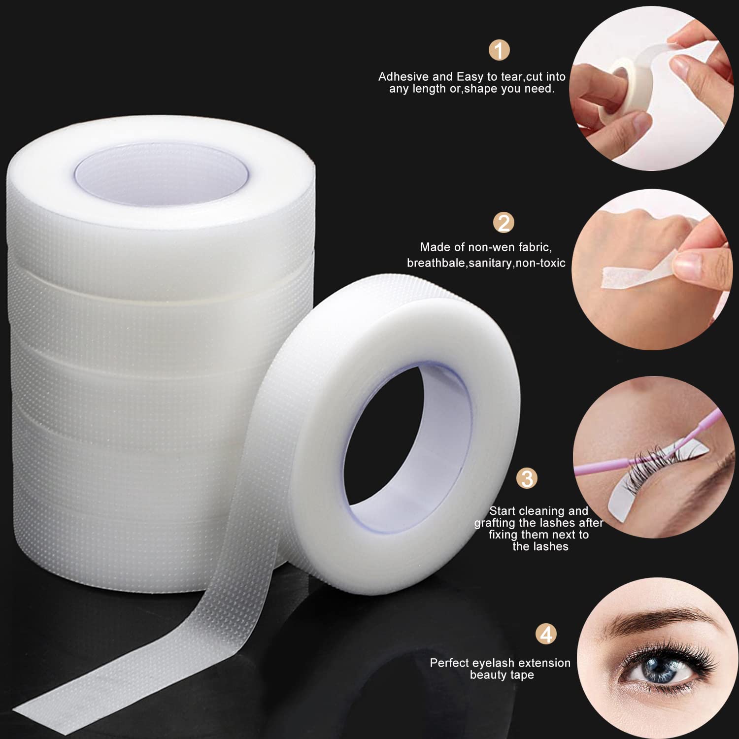 Eyelash Tape Transparent Adhes - огляд і ціна Eyelash Extension Gel Remover