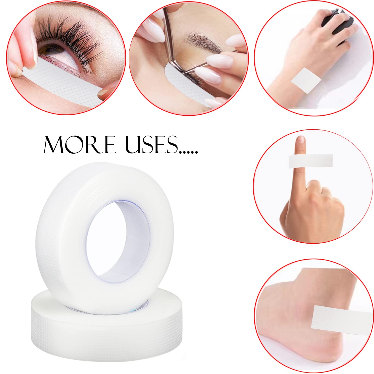 Eyelash Tape Transparent Adhes - огляд і ціна Eyelash Extension Gel Remover