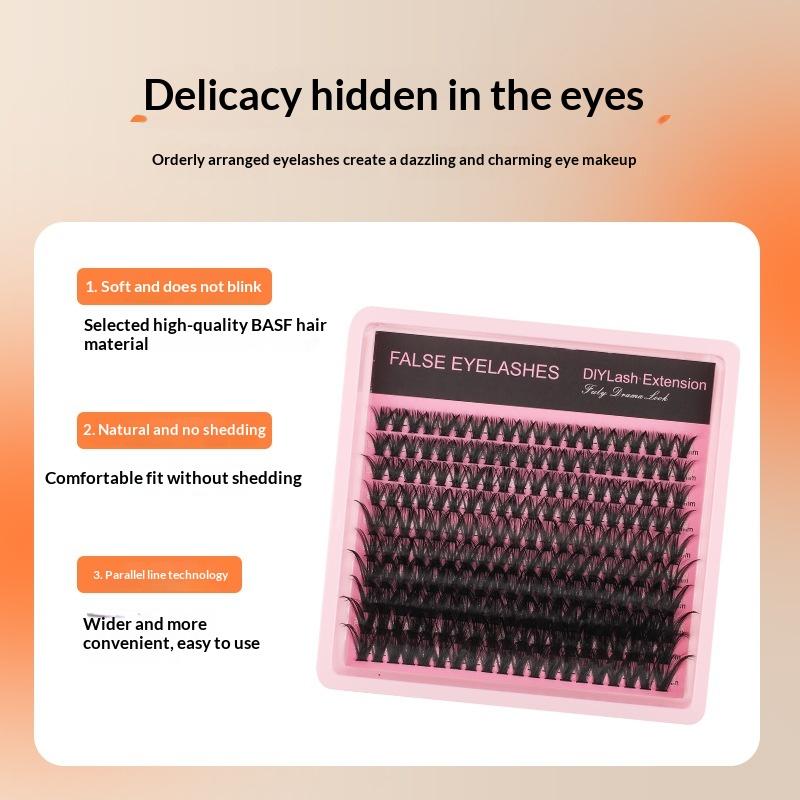 New 10Row 140 Clusters Fluffy  - огляд і ціна Eyelash Extension Wispy