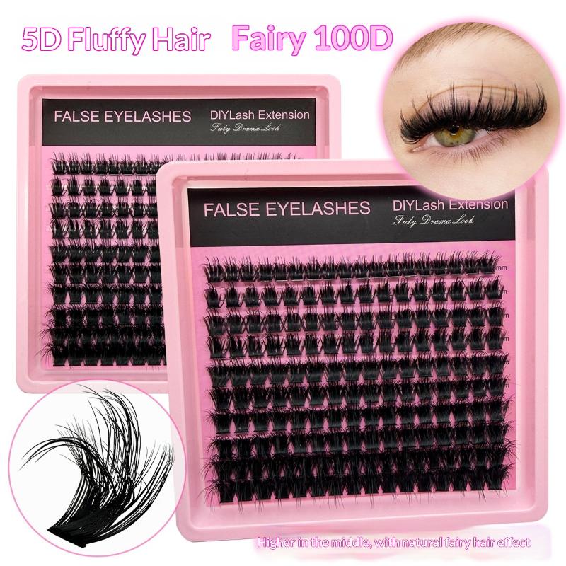 New 10Row 140 Clusters Fluffy  - огляд і ціна Eyelash Extension Wispy
