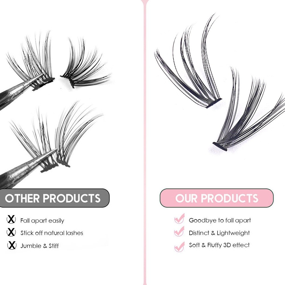 8-16mm Length False Eyelashes  - огляд і ціна Eyelash Extension Wispy