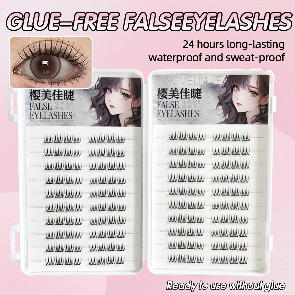U Shape Glue-free False Eyelas - огляд і ціна Eyelash Extension Single Lash