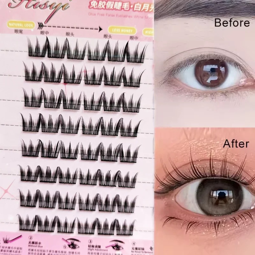 8 Rows Self-Adhesive False Eye - огляд і ціна Eyelash Extension No 8