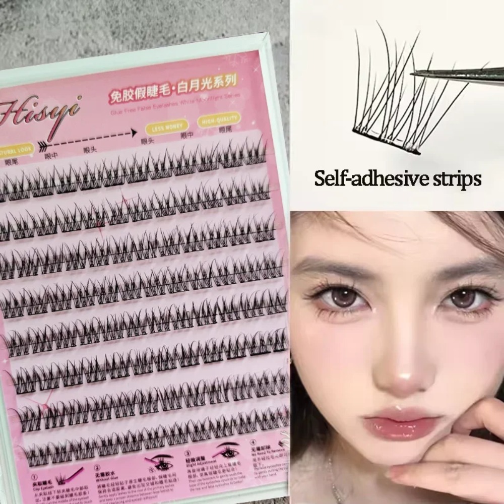 8 Rows Self-Adhesive False Eye - огляд і ціна Eyelash Extension No 8