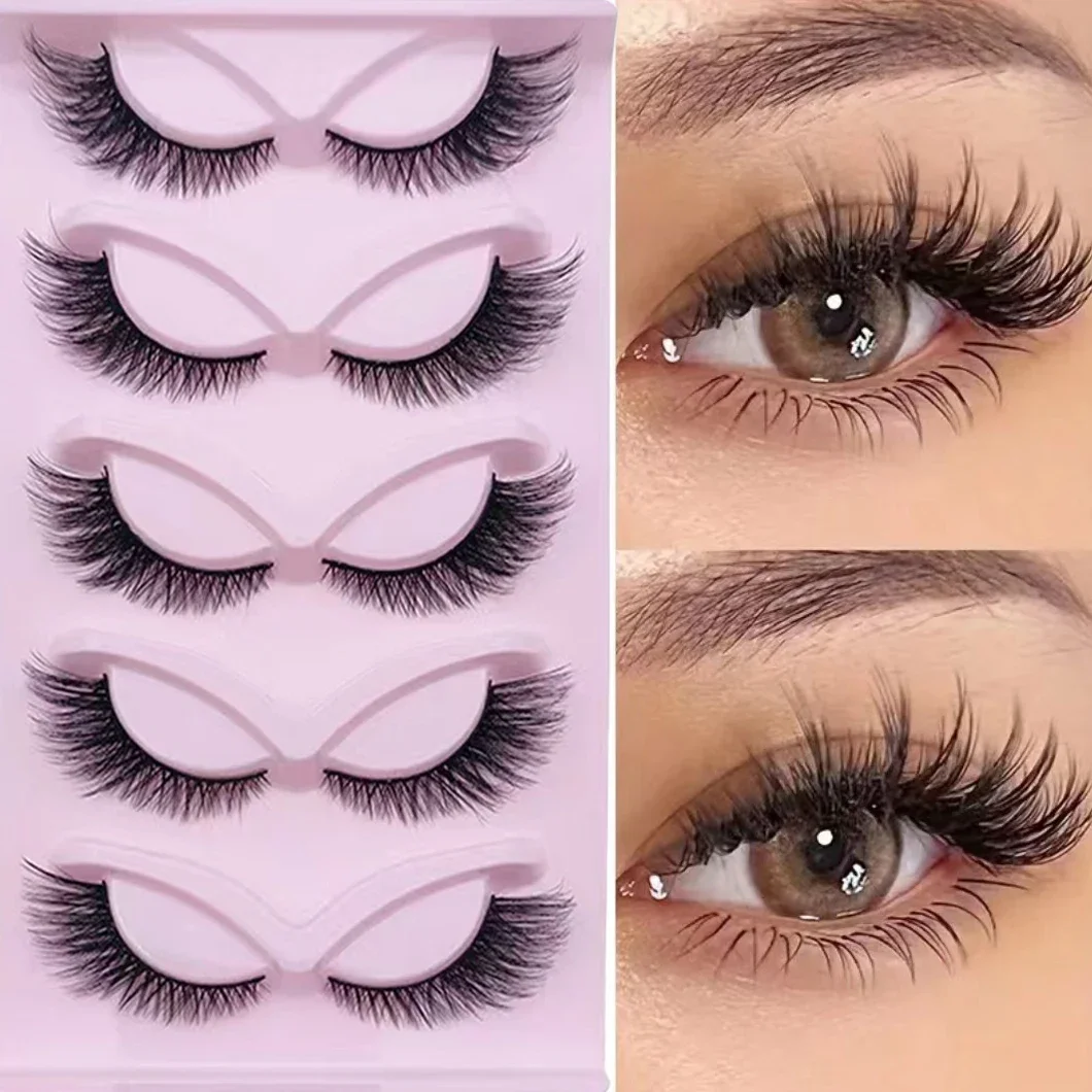 5 Pairs Cat Eye Lashes Wispy F - огляд і ціна Eyelash Extension Cat Eye Wispy