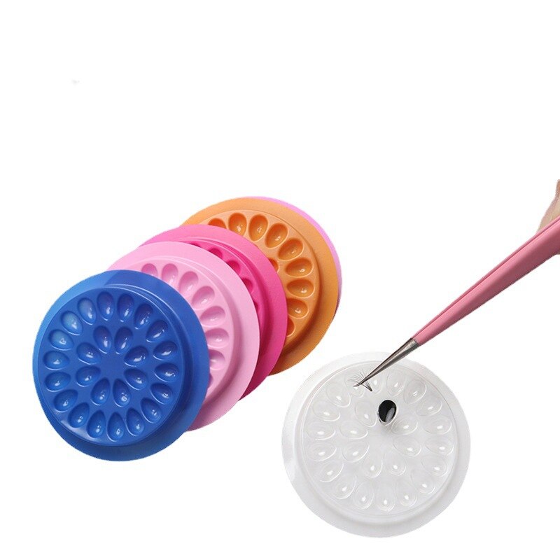 100pcs Eyelash Glue Holder Eye - огляд і ціна Eyelash Extension Double Lash