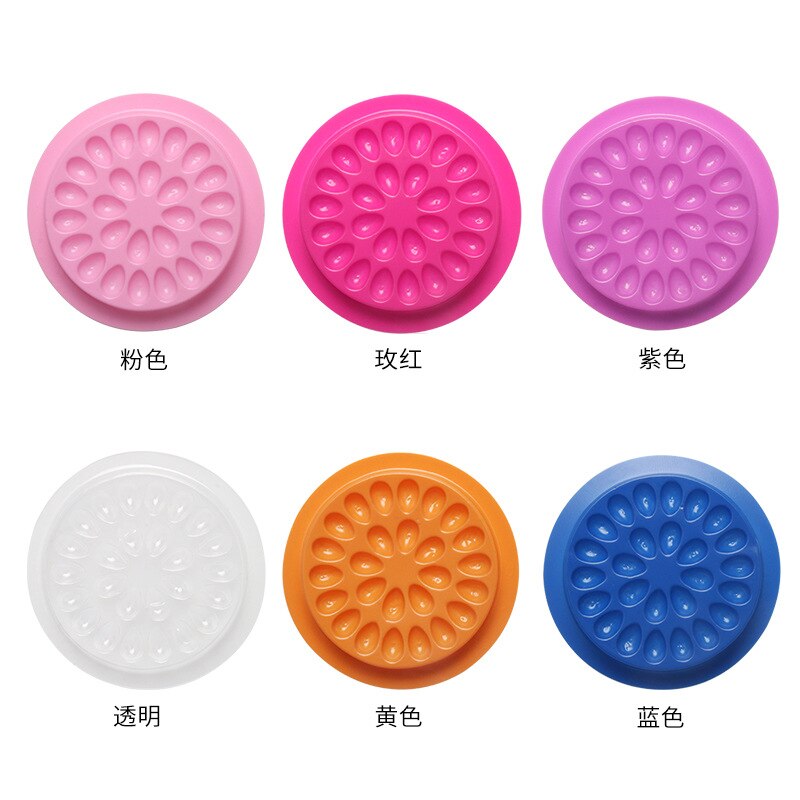 100pcs Eyelash Glue Holder Eye - огляд і ціна Eyelash Extension Double Lash