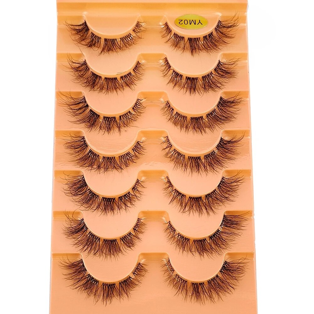 7pairs Mink Eyelashes Invisibl - огляд і ціна Eyelash Extension For Big Eyes