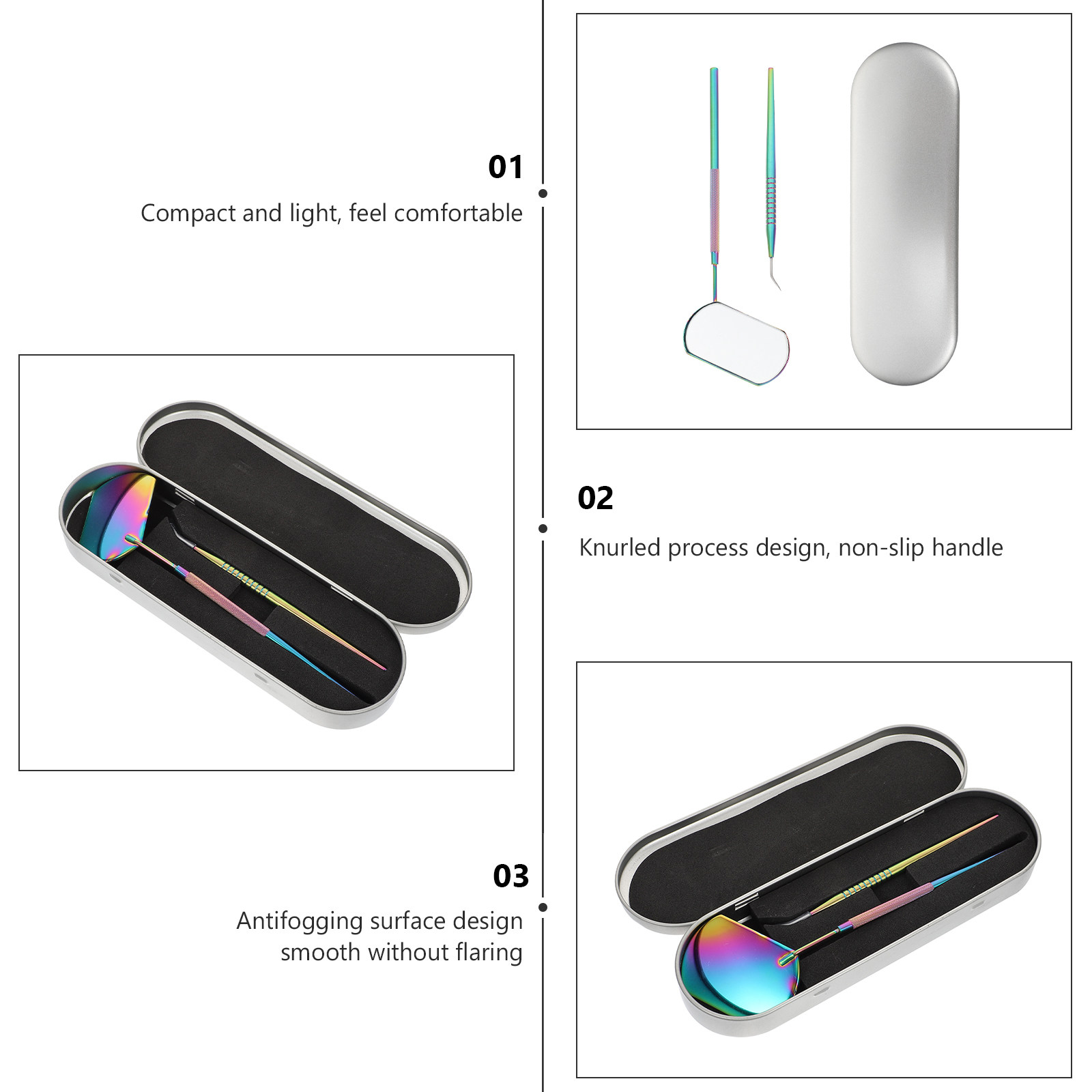 1Set Eyelash Extension Mirror  - огляд і ціна Eyelash Extension Is Safe