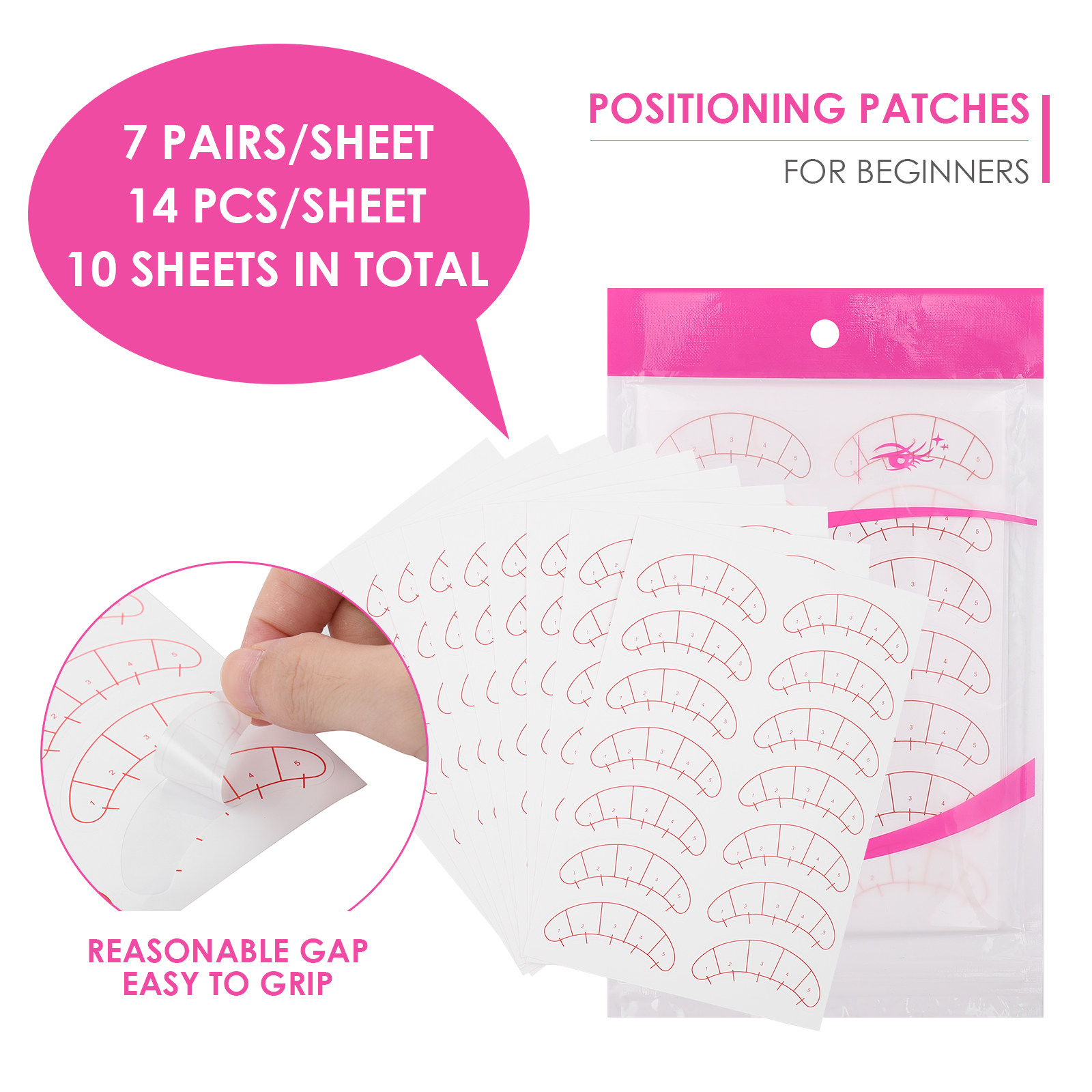 10Sheets Eyelash Extension Pos - огляд і ціна Eyelash Extension Is Safe