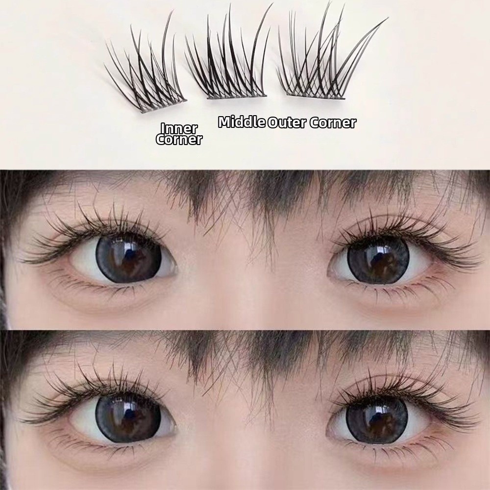 60 Clusters Black Self Adhesiv - огляд і ціна Eyelash Extension No 8