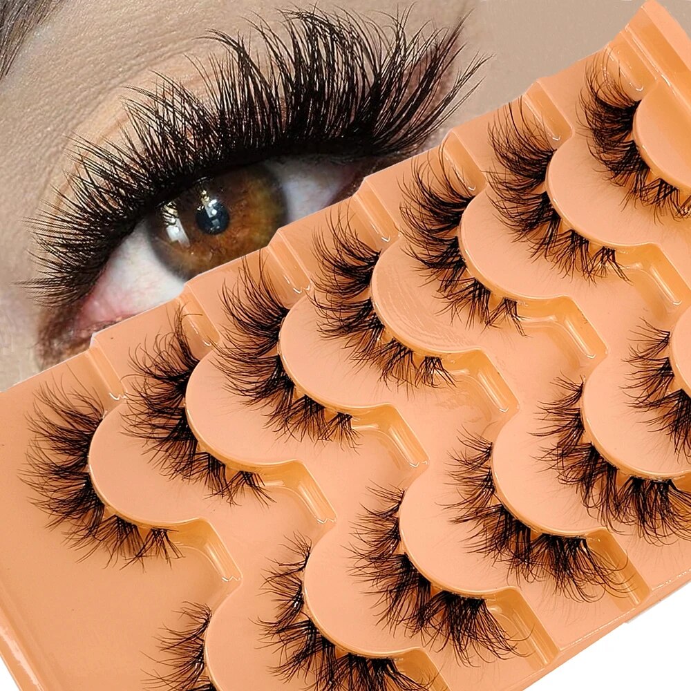 7pairs Mink Eyelashes Invisibl - огляд і ціна Eyelash Extension For Big Eyes