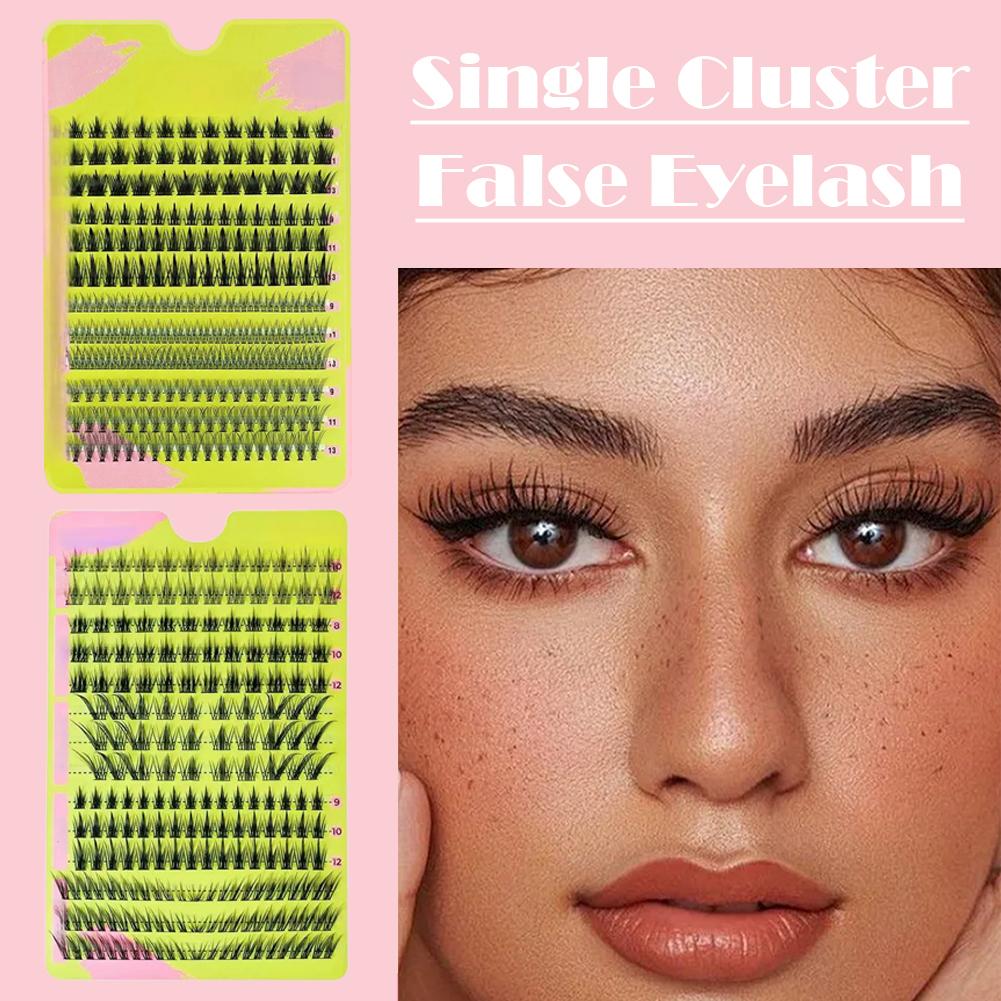 Natural Cluster False Eyelashe - огляд і ціна Eyelash Extension Cat Eye Wispy