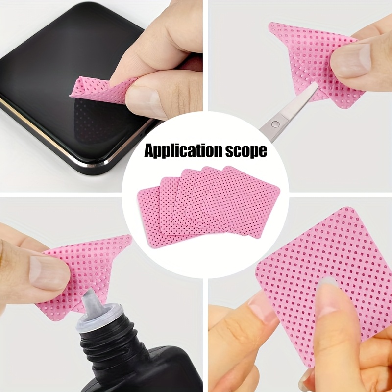 50/100/200pcs Lint-Free Nail W - огляд і ціна Eyelash Extension Gel Remover