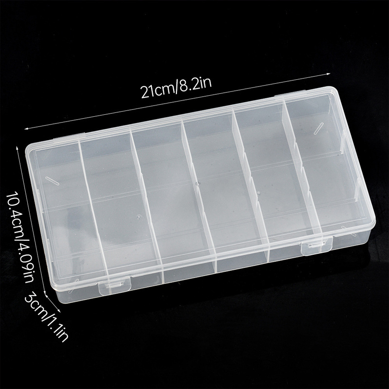 6-compartment storage box, pla - огляд і ціна Eyelash Extension Gel Remover
