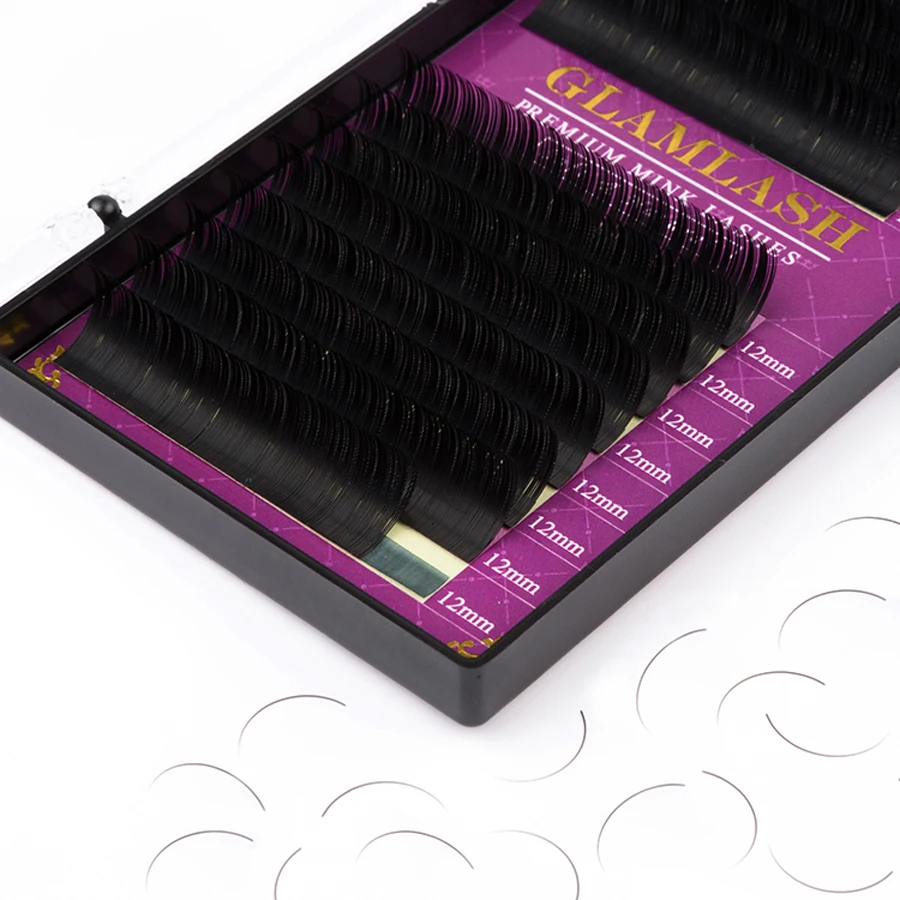 GLAMLASH wholesale 16Rows High - огляд і ціна Eyelash Extension Single Lash